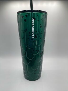 Starbucks Emerald Green Quilted Stainless Tumbler